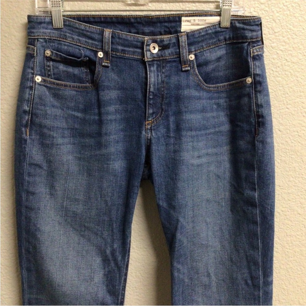 Rag & Bone Dre Slim Low Boyfriend Jeans Size 26